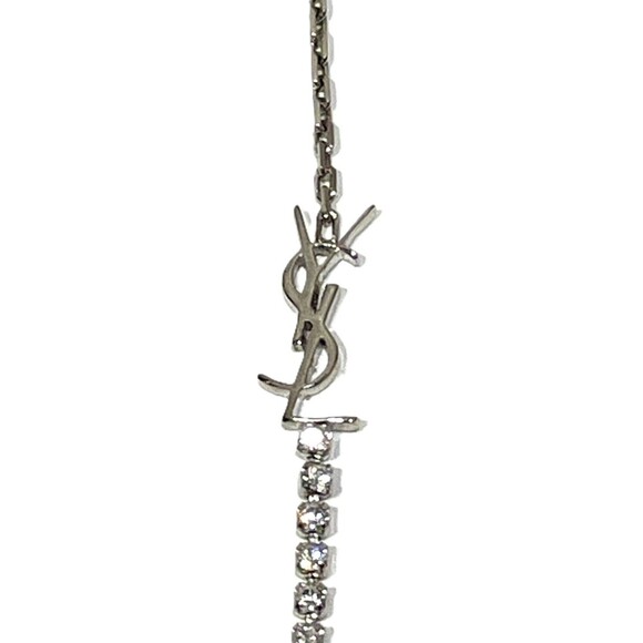 SAINT LAURENT Jewelry - Saint Laurent Cassandra Bracelet, 17cm, Metal Rhinestone, 712345 Y1526